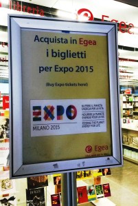 Egea sign for Expo tickets